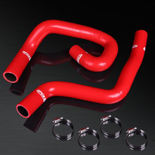 01-12 Ford Focus Duratec 1.8L/2.0L DOHC High Performance 4-PLY Red Radiator Silicone Hose Kit
