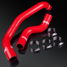 95-98 Skyline GT-R BCNR33 RB26DETT High Performance 4-PLY Red Radiator Silicone Hose Kit