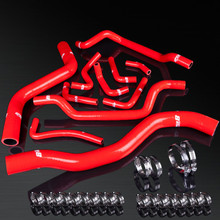 95-99 Mitsubishi Eclipse/Eagle Talon 4G63T High Performance 4-PLY Red Radiator&Heater Silicone Hose Kit