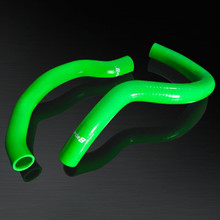89-94 Nissan 240SX S13 KA24/KA24DE High Performance 4-PLY Green Radiator Silicone Hose Kit