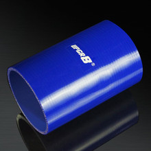 Universal 4-PLY 3.5'' High Performance Blue Straight Coupler Silicone Hose 152MM Length