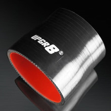 Universal 4-PLY 2.75'' to 3.0" High Performance Black Reducer Coupler Silicone Hose