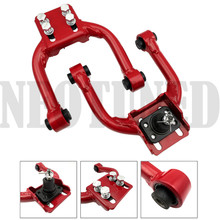 RED 96-00 CIVIC EK EM1 ADJUSTABLE FRONT UPPER TUBE CAMBER CONTROL ARM KIT