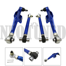 95-98 240SX S14 S15 BLUE FRONT LOWER CONTROL ARM HIGH ANGLE HA TENSION ROD