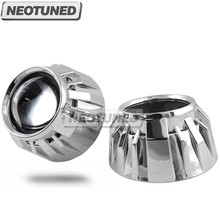 v3 SHROUDS PROJECTOR LENS 2.5"- 3" HID RETROFIT & Centric Rings universal GATLIN …