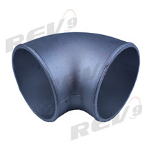 Aluminum Elbow Pipe, 90 Degree, 4" Diameter, Natural