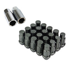 Godspeed Type 4 50mm Lug Nuts (20 Pieces Set) M12 X 1.25 Gun Metal