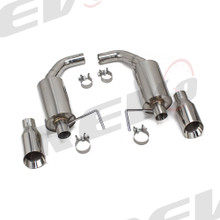 REV9 FOR Ford Mustang 2.3L EcoBoost/3.7L V6 2015-17 FlowMaxx Stainless Axle-Back Exhaust System