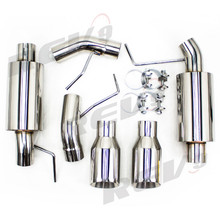 REV9 FOR Ford Mustang 05-10 V8 GT / GT500 2.5" Dual Axle Back FlowMaxx Exhaust, Sports Muffler