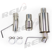REV9 FOR Ford Mustang 05-10 V6, Single Axle Back FlowMaxx Exhaust Kit, Sports Muffler