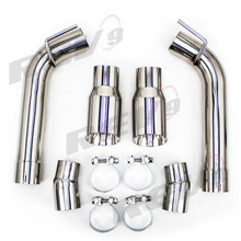 REV9 FOR Chevrolet Camaro 10-15 V6, Axle Back FlowMaxx Exhaust Kit, Straight Muffler