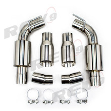 REV9 FOR Chevrolet Camaro 10-15 V8, Dual Axle Back FlowMaxx Exhaust Kit, Sport Muffler