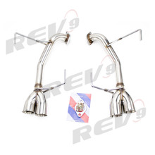 REV9 FOR Subaru WRX STI 15 up (VA1,VA2), Axle Back FlowMaxx Exhaust Kit - Straight Pipe