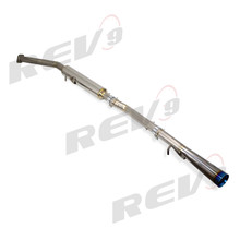 REV9 FOR Toyota Corolla (AE86) 1984-1987 RWD  More Views  Catback Exhaust Kit, Titanium, 2.35 Inch