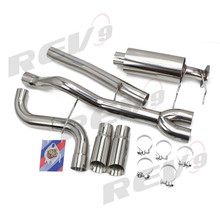 REV9 FOR Ford Fiesta ST 1.6L 2014-19 FlowMaxx Stainless Exhaust System, 76mm Pipe