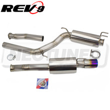 REV9 FOR Honda Civic Si (FA/FG) 2006-11 FlowMaxx Titanium Catback Exhaust Kit, Race Version 3" Pipe