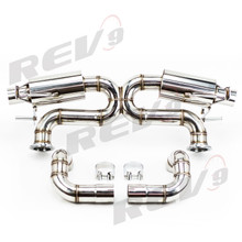 REV9 FOR Audi R8 4.2L V8 2008-12 Stainless Steel Cat-Back Exhaust Kit Sports Muffler