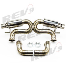 REV9 FOR Audi R8 4.2L V8 2008-12 Titanium Cat-Back Exhaust Kit Sports Muffler