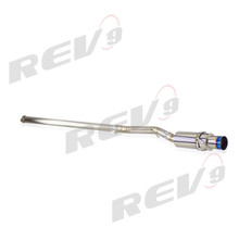 REV9 FOR Single Exit Cat-Back Exhaust Kit, Titanium, 3 Inch, Mitsubishi Evolution X 08-15