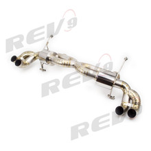 REV9 FOR X-Pipe Cat-Back Exhaust Kit, Titanium, 3 Inch, Lamborghini Gallardo 2009-14