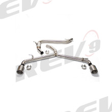 REV9 FOR Volkswagen Golf GTI MK6 09-14 2.0T TFSI Turbo Stainless Steel Cat-Back Straight Pipe Exhaust
