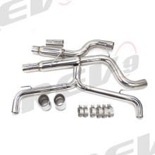 REV9 FOR Volkswagen Golf GTI MK7.5 2018-2020 2.0L Turbocharged, Cat-Back Straight Pipe Exhaust Kit