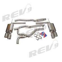 For Honda Accord 1.5L / 2.0L (CV) 2018-22 Rev9 FlowMaxx Stainless Quad Tip Cat-back Exhaust Kit