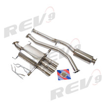 For Honda Civic Hatchback Sport 1.5T (FK) 2017-21 2.75" Rev9 FlowMaxx Stainless Center Exit Catback Exhaust Kit