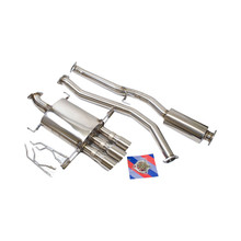 For Honda Civic Hatchback Sport 1.5T (FK) 2017-21 2.75" Rev9 FlowMaxx Stainless Center Exit Catback Exhaust Kit