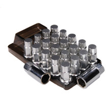 Godspeed Type 4 50mm Lug Nuts (20 Pieces Set) M12 X 1.5 Silver