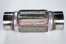 Mild Steel Exhaust Flex Pipe, 4x8x12 in.