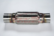 2.5" X 8" X 12" Mild Steel Exhaust Flex Pipe