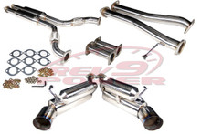 For Nissan 350z Z33 / For Infiniti G35 03-06 VQ35 Performance Dual Stainless Steel Catback Exhaust (2DR Only)