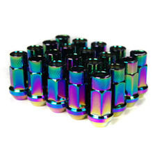 Godspeed Type 3 50mm Lug Nuts 20 pcs. Set M12 X 1.5 Neo Chrome