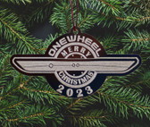 Onewheel Christmas Ornament 2023 (Cut from Mirror Acrylic)