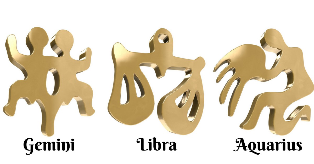 Air signs of traits Zodiac's Air