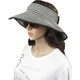 kilofly Roll Up Wide Brim Sun Visor Hat - for Women