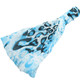 kilofly Elastic Headband Bandana, Leopard Print, with Faux Pearl Flower Hair Band