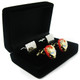 kilofly Cufflinks Combo [Set of 2 pairs] - Classic Ironman, with Velvet Gift Box