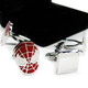 kilofly Cufflinks Combo [Set of 2 pairs] - Spiderman, with Velvet Gift Box