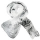 kilofly Floral Scarf, with Crystal Rhinestone Cat Brooch Pin - Blossoms Whisper