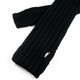 kilofly Fingerless Arm Long Gloves and Leg Warmers Combo Set, 2 Pairs - Black