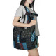 kilofly Bohemian Large Folding Cloth Crossbody Shoulder Bag