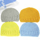 KF Baby Super Soft Crochet Beanie Hat, Set of 4