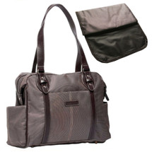 KF Baby SwaNk Diaper Bag, Brown, with Changing Pad and kilofly Mini Gift-for-You Card
