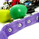 kilofly Musical Toys Rhythm Band Wrist Bells Value Pack, 6 colors [Set of 12 + 2 Maracas]