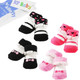 KF Baby Non-Skid Baby Girl Socks, 4 pairs