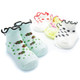 KF Baby Cozy Soft Baby Girl Socks Value Pack [Set of 4 Pairs] , 0 - 6 Months