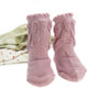KF Baby Girl Non-Skid Lace Ruffle Socks Set, 3 pairs, Pinky Love, 9 - 18 Months