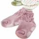 KF Baby Girl Non-Skid Lace Ruffle Socks Set, 3 pairs, Pinky Love, 9 - 18 Months
